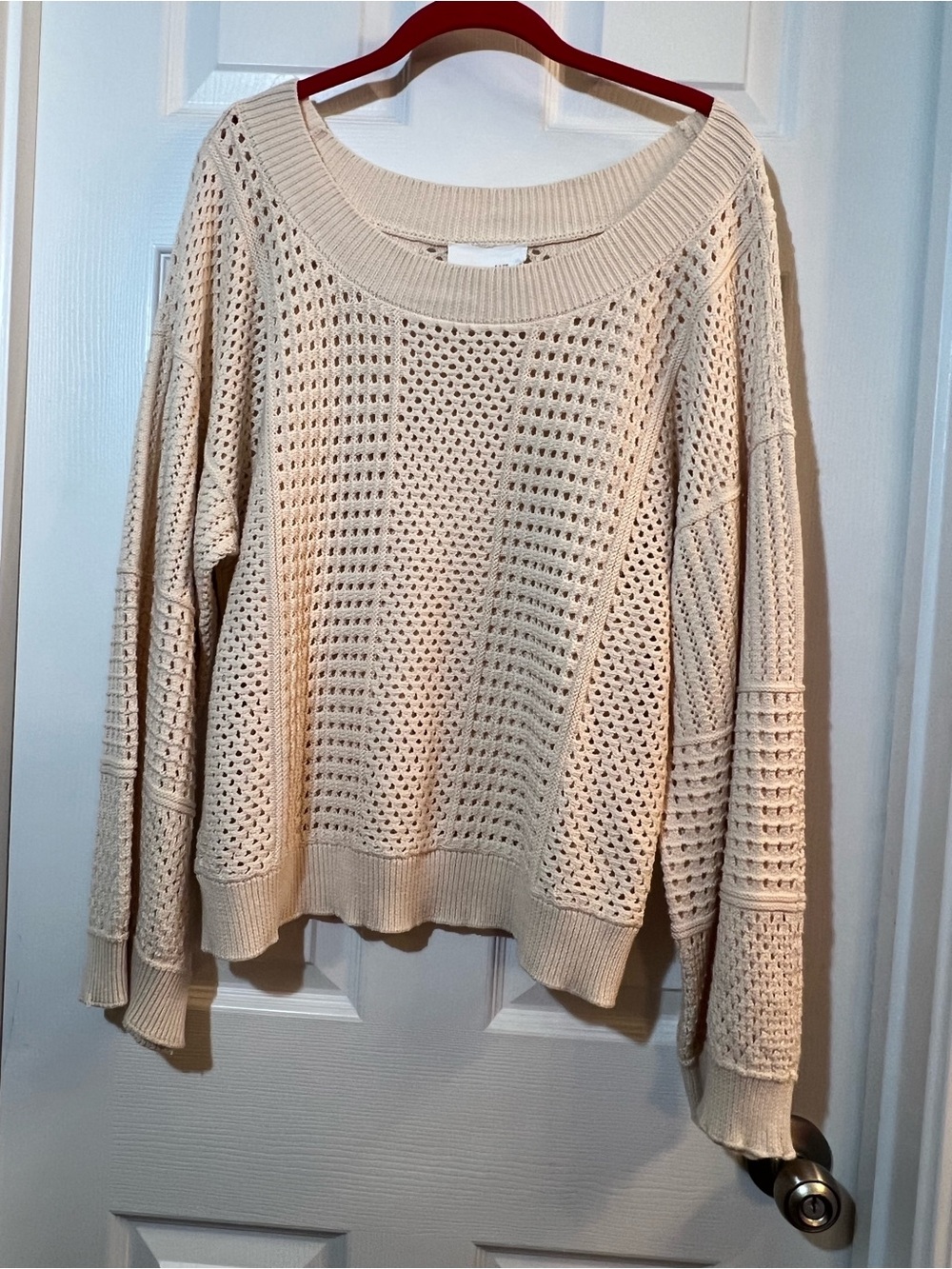🦋 Beautiful Open-Knit Fate by LFD Sweater in Cream size large